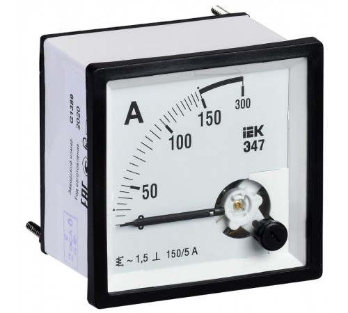 Амперметр Э47 150/5А кл. точн. 1,5 96х96мм  IPA20-6-0150-E  IEK