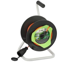 Удлинитель силовой  RP-1e-3х0.75-20m на пластиковой катушке c заземлением 1 розетка 20м ПВС 3х0,75мм2   Б0059773  ЭРА