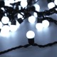 Светодиодная гирлянда ARD-BALL-CLASSIC-D17.5-10000-BLACK-100LED WHITE (230V, 7W)  025583  Arlight