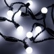 Светодиодная гирлянда ARD-BALL-CLASSIC-D17.5-20000-BLACK-200LED WHITE (230V, 14W)  025590  Arlight