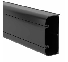 Кабель-канал 90х50 мм, с фронтальной крышкой, черный  09501A  DKC