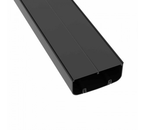 Кабель-канал 90х50 мм, с фронтальной крышкой, черный  09501A  DKC