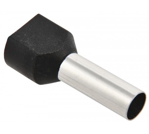 Наконечник НШВИ(2) 6,0-14 черный (100шт/упак)  UTE10-D6-0-100  IEK