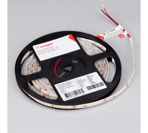 Лента светодиодная герметичная RTW-SE-A120-8mm 24V Warm3000 (9.6 W/m, IP65, 2835, 5m) (arlight, -)  014679(2)  Arlight
