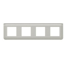 Рамка - Mosaic - 4Х2 модуля - алюминий  079308L  Legrand