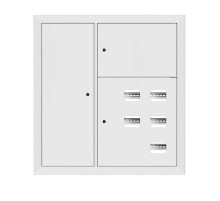 Щит этажный 5 кв. RAL9003 со слаботочным отсеком слева (1000х950х150)  mb29-v-5z-ral9003  EKF