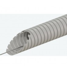 Труба ПВХ гофрир. легкая, с зондом диам 25 мм  10125-50  Ecoplast