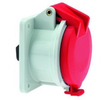 Розетка встраиваемая 32А 5р(3P+N+РE) 400в 6h IP55 75х75 13580 I 13580-Bals I Bals