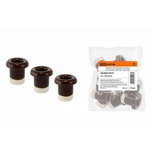 Керамический проходной изолятор для провода "ЭКО" бук (10шт)  SQ2802-0019  TDM