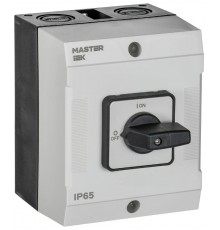 Переключатель кулачковый в боксе стандартная рукоятка 10А схема 90  MI-CS20-010-090  IEK