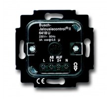 Механизм базового электронного выключателя жалюзи, 3А при cos?=0.5  6410-0-0376   2CKA006410A0376  ABB