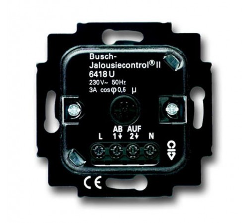 Механизм базового электронного выключателя жалюзи, 3А при cos?=0.5  6410-0-0376   2CKA006410A0376  ABB
