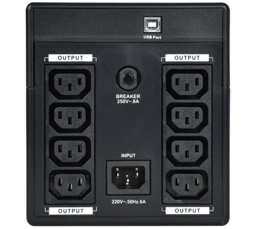 ITK ELECTRA ET ИБП 1,2кВА/720Вт с АКБ 2х7AH USB  EET-1200VA-1-002  ITK