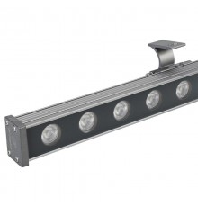 Прожектор светодиодный архитектурный AR-LINE-1000M-24W-24V RGB (Grey, 30 deg, DMX512)  023624  Arlight