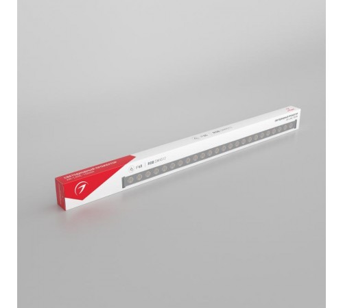 Прожектор светодиодный архитектурный AR-LINE-1000M-24W-24V RGB (Grey, 30 deg, DMX512)  023624  Arlight