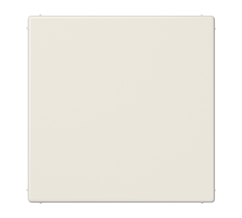 Крышка без отверстий, фиксация защёлкиванием, для произвольных вырезов (заглушка), возможно IP44; термопласт; слоновая кость; LS990 LS994B Jung