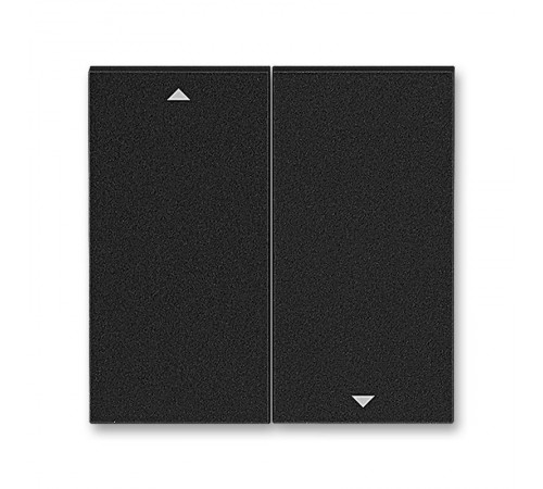 ABB Levit Антрацит / дымчатый чёрный Сменная панель на клавишу для выключателя жалюзи Антрацит  ND3559H-A447/1 63  2CHH594471A8063  ABB