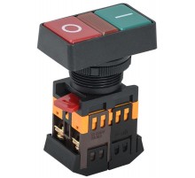 Кнопка РPВВ-30N "I-0" d30мм неон/240В 1з+1р   BBD20-PPBB-K51  GENERICA