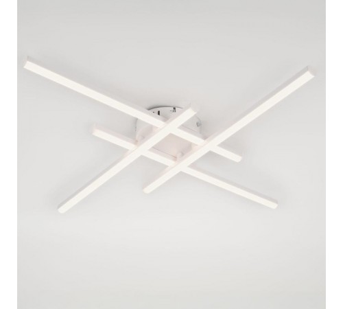 Светильник потолочный светодиодный  Модерн Nora CLL-1-62-RC WH с ДУ 62W 3000-6500К белый  Б0069759  ЭРА