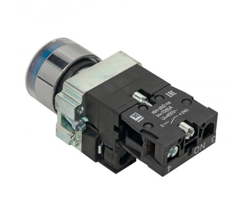 Кнопка BA61 с подстветкой 230В синяя NO PROxima  xb2-bw61-230  EKF