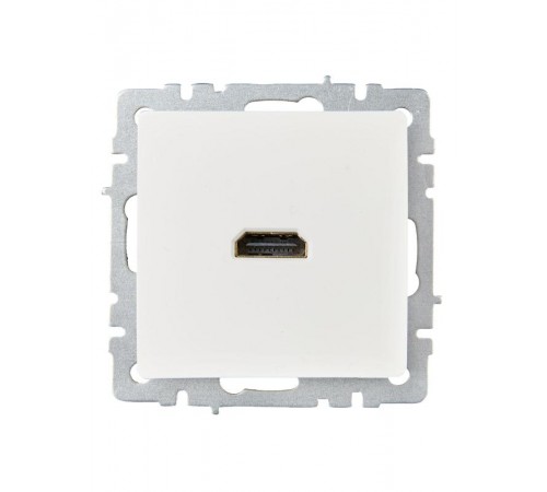 BRITE Розетка HDMI РHDMI-0-БрБ белый   BR-H10-K01  IEK