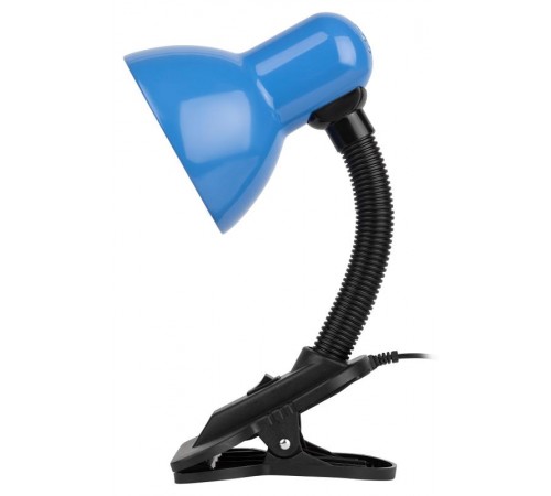 Светильник настольный прищепка N-102 40Вт ЛН/КЛЛ Е27 синий  C0041426  ЭРА