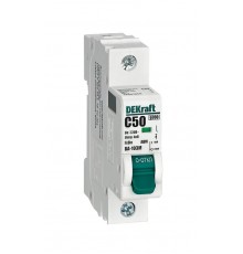 Выключатель автоматический без теплозащиты однополюсный ВА-103М 1P 50А характеристика C 6кА  12507DEK  Dekraft