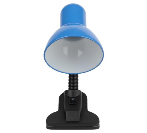 Светильник настольный прищепка N-102 40Вт ЛН/КЛЛ Е27 синий  C0041426  ЭРА