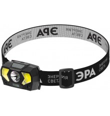 Фонарь налобный светодиодный GB-608 на батарейках, 3xAAA, 5Вт, 7 режимов, черный  Б0052319  ЭРА