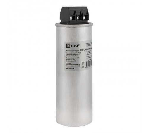 Конденсатор косинусный КПС-0,45-15-3 EKF Basic   kps-0,45-15-3-bas   EKF