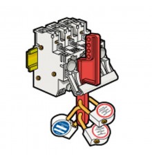 Защитная пластина - для запирания многополюсных устройств SP 51 и SP 58  021698  Legrand