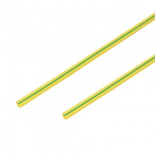 Термоусадка 3,0 / 1,5 мм, желто-зеленая (1м)  20-3007  REXANT