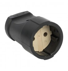 Гнездо штепсельное б/з черн. ПВХ 10A 250B EKF PROxima  ASGO10-30  EKF