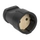 Гнездо штепсельное б/з черн. ПВХ 10A 250B EKF PROxima  ASGO10-30  EKF