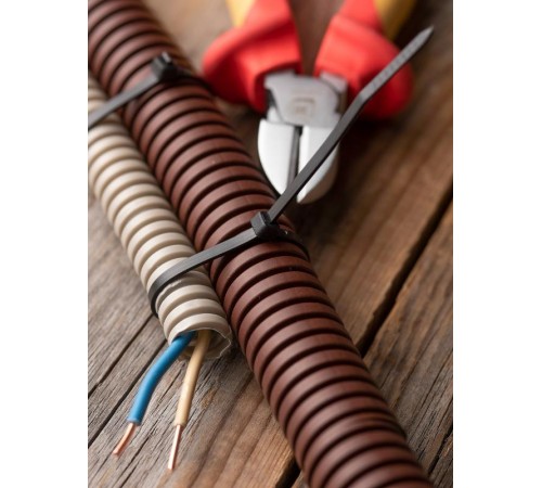 Хомут нейлоновый ЧЕРНЫЙ 3,6х150 (уп./100шт) EKF Simple  plc-cb-3.6x150  EKF