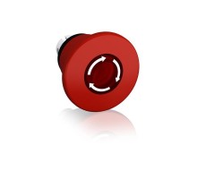 Кнопка MPMT4-11R ГРИБОК красная (только корпус) с подсветкой с у силенной фиксацией 60мм отпускание поворотом  1SFA611513R1101  ABB