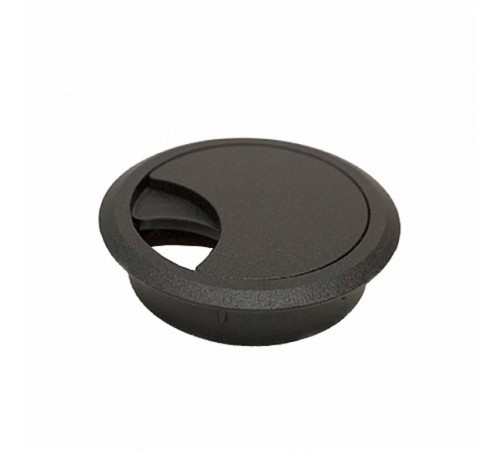 Розетка компьют. стола черная (1 шт) - пакет   146567  Tech-KREP