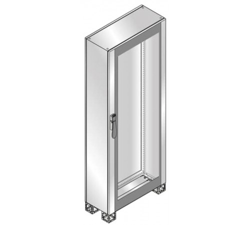 Шкаф AMX нержавеющая сталь, стеклянная дверь 2000x1000x500  TM2905VX  ABB