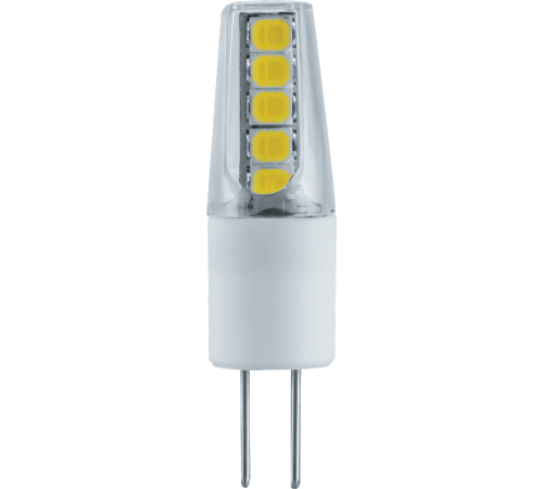 Лампа светодиодная LED 2,5Вт G4 12В 3000К NLL-S-G4-2.5-12-3K капсульная прозрачная  71265  Navigator