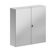 Корпус навесной STH с М/П двухдверный из нержавеющей cтали AISI316 ВхШхГ 1000x1000x300 мм, с фланцем  R5STH1013F-316  DKC