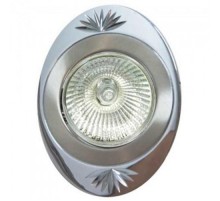 Светильник точечный встраиваемый декоративный DL250 MR16 50W G5.3 титан-хром/ TN-CH  17908  Feron