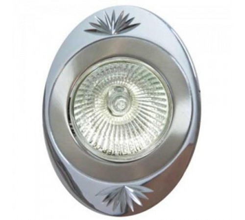 Светильник точечный встраиваемый декоративный DL250 MR16 50W G5.3 титан-хром/ TN-CH  17908  Feron