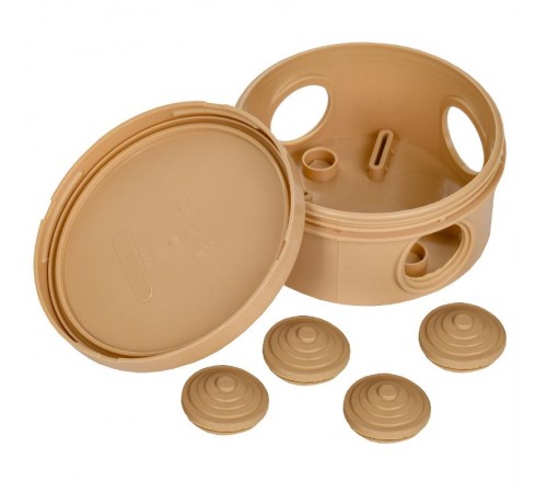 Коробка расп. КМ для о/п D=85х40мм IP54 4 вв. сосна  UKO21-085-040-000-K34-54  IEK