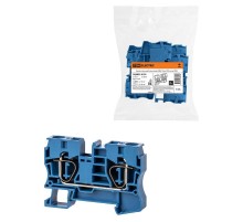 Зажим клеммный безвинтовой (ЗКБ) 10мм2 70А синий  SQ0822-0139  TDM