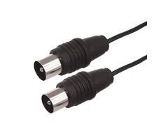 ВЧ кабель ТВ штекер - ТВ штекер, длина 20 метров, черный  17-5028  REXANT