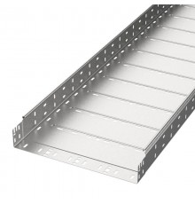 Лоток перфорированный Профи 400х80х3000 (1,0 мм) (6 м/уп)  PR16.4719  Промрукав