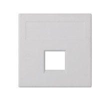 Simon CIMA 500 Адаптер для 1 шт RJ-45 CJ545.., CJ645.., CJ6A45F, 50х50мм, 500CIMA, белый  50000185-030  Simon