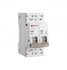 Выключатель автоматический ВА 47-63N 2P 1А (C) 4,5 кА PROXIMA M634201CEKF