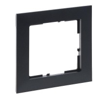 SUNO Рамка декоративная универсальная 1-постовая Цвет "Темно-серый"  721551  Legrand