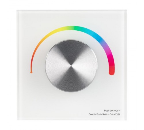 Панель SMART-P5-RGB-G-IN White (3V, Rotary, 2.4G) (Arlight, IP20 Пластик, 5 лет)  033756  Arlight